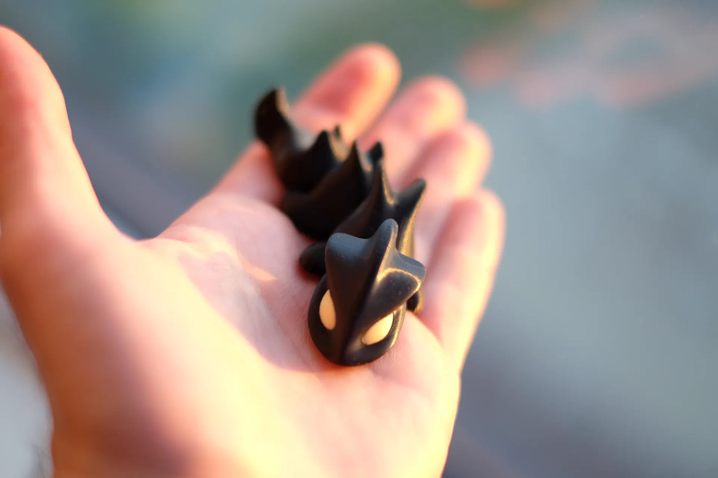 Mini Articulated Dragon Keychain