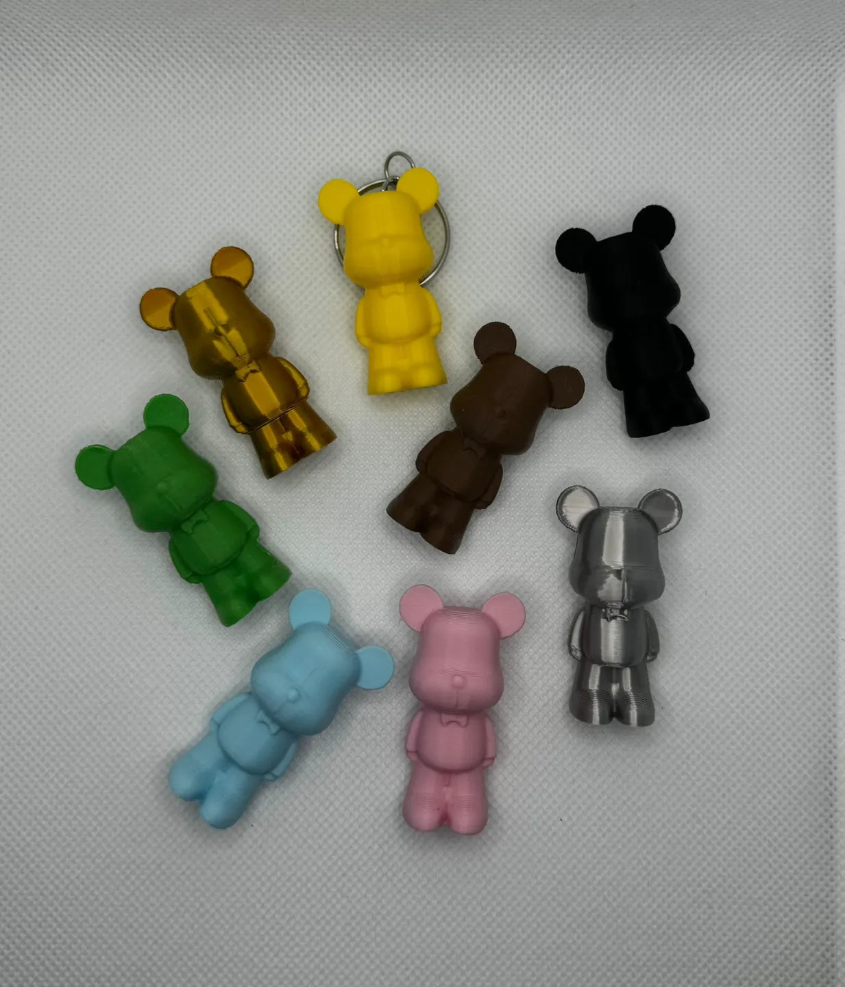 Cute Bear Keychain – Multicolor