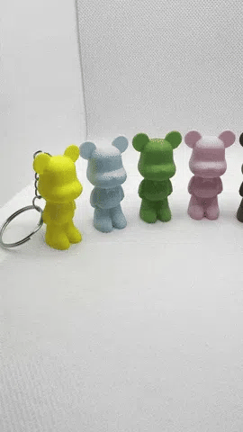 Cute Bear Keychain – Multicolor