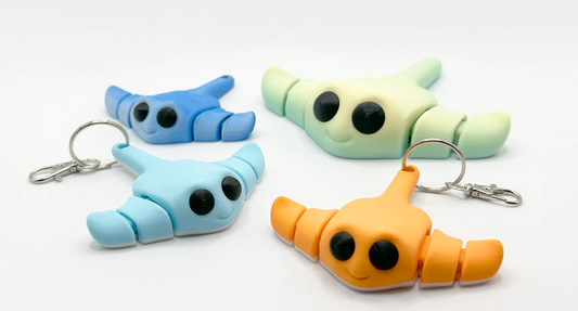 Flexi Baby Stingray Keychain