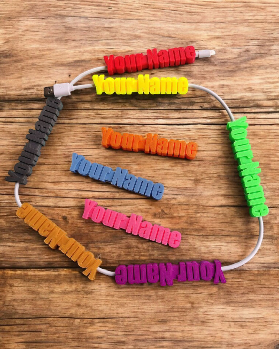 Personalized Cable Name Tags