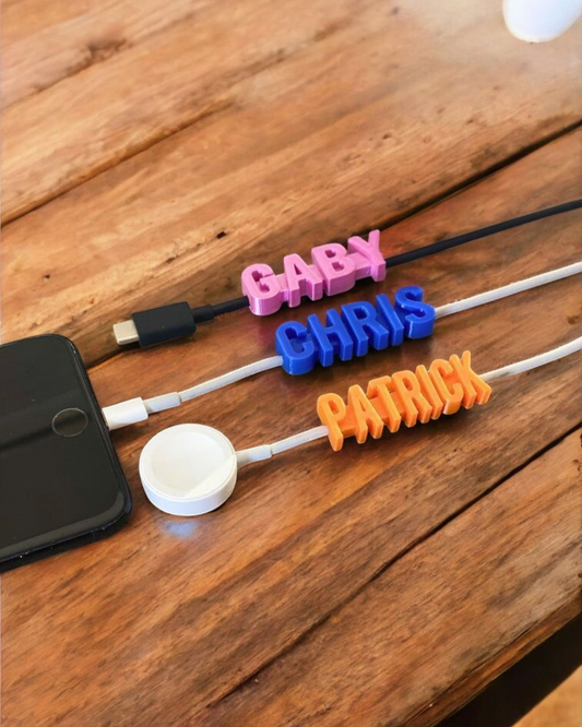 Personalized Cable Name Tags