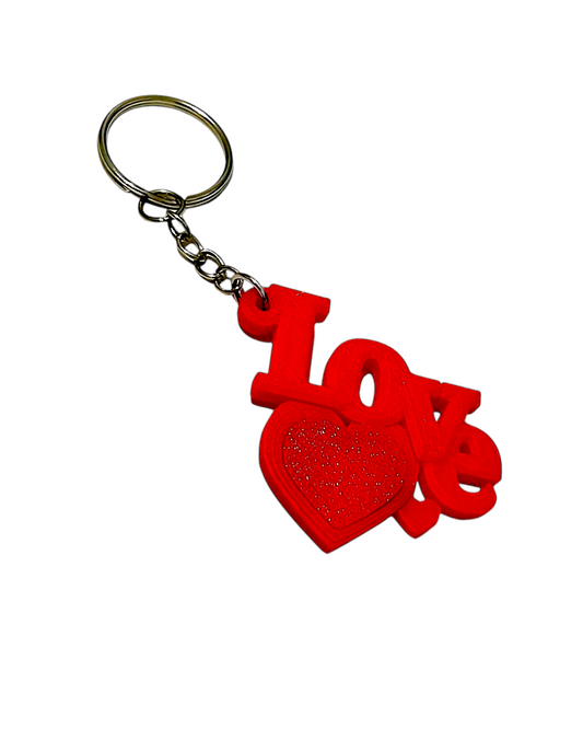 HeartFrame Photo Keychain